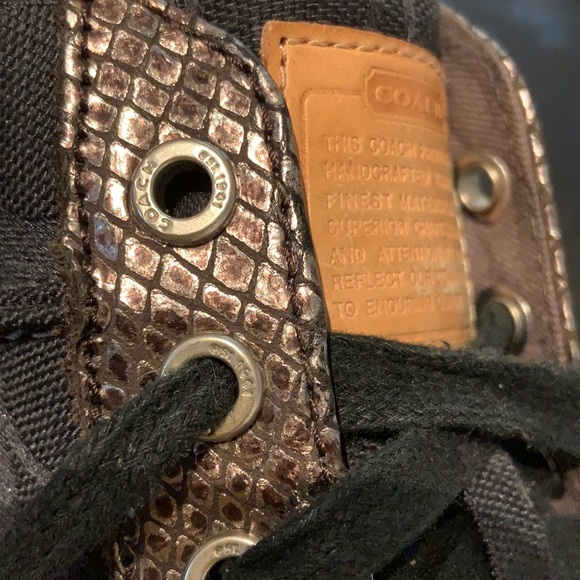 LUSCIOUS COACH Leather snake and Classic fabric. - Picture 7 of 7